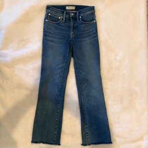 Madewell Cali Demi Boot Jeans Fleetwood 25